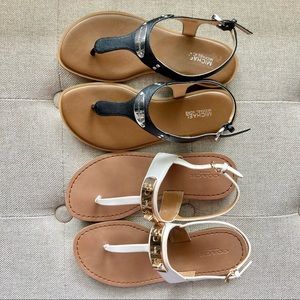 Michael Kors - Coach Sandals 5 1/2, 2 PAIR